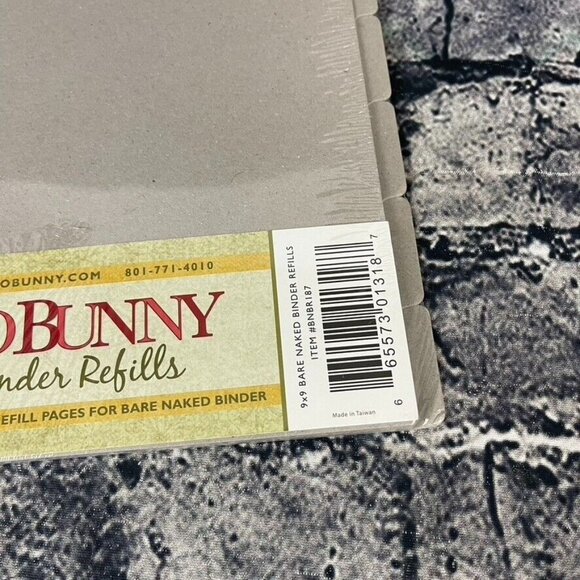 BoBunny Binder Refill Scrapbook 9x9 Photographs Crafting 6 Tabbed Pages - Picture 3 of 9